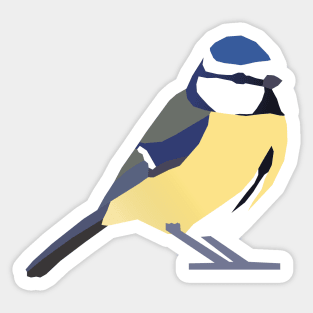 Graphic Nature - Blue Tit Sticker